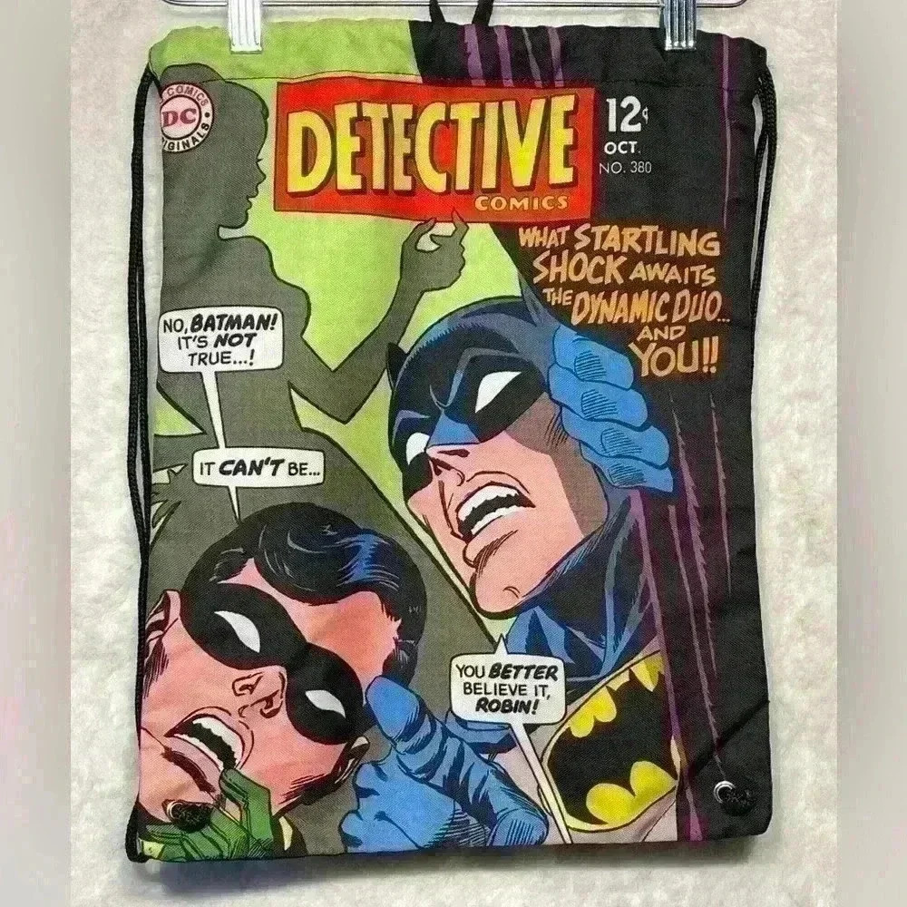DC Comics Batman/Robin Drawstring Kids Backback